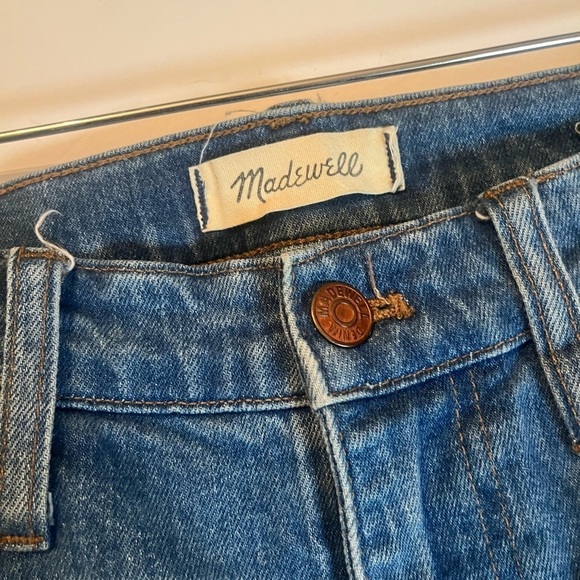 Madewell 10" High-Rise Skinny Crop Jeans in Sheffield Wash Size 26 $135 MC515 - Picture 11 of 13